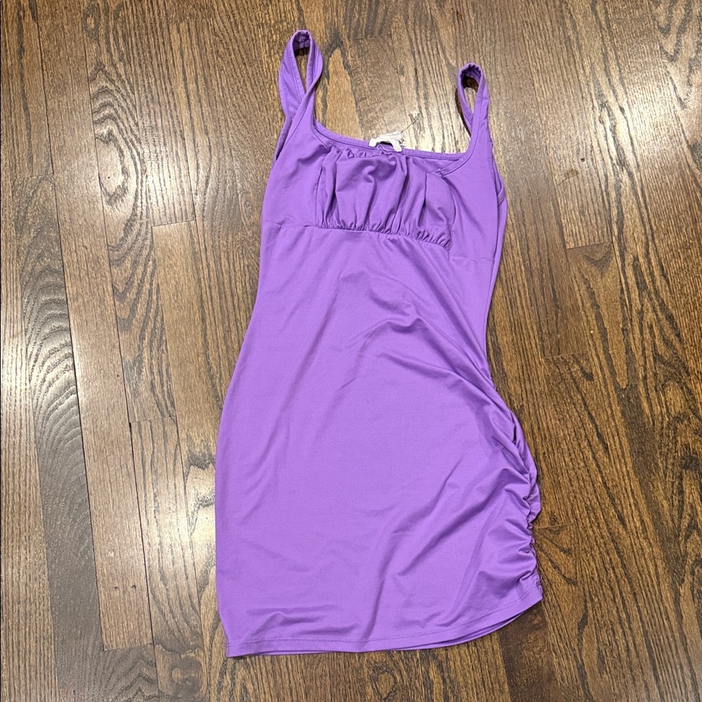 Capella small woman’s bodycon Purple Sleeveless Dress